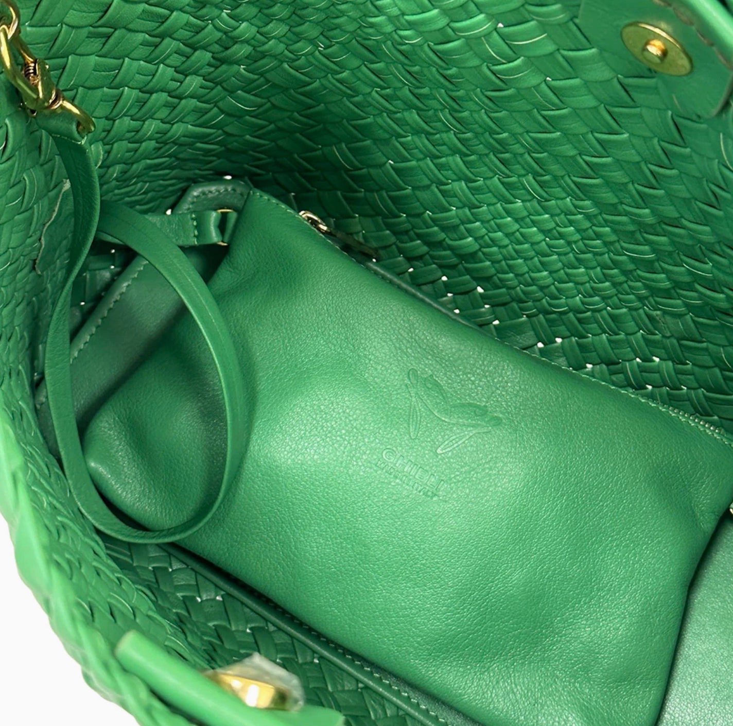 Ghibli 4669 - Calfskin Top Handle Bag(Color Bandiera) Pre Order Delivery Time 10 weeks