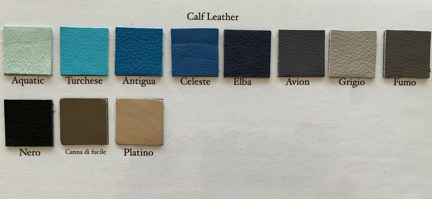 Ghibli 4669 - Calfskin Top Handle Bag(Color Bandiera)