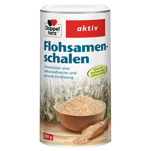 Doppelherz aktiv Flohsamenschalen, 250 gr - Mamaladen GmbH