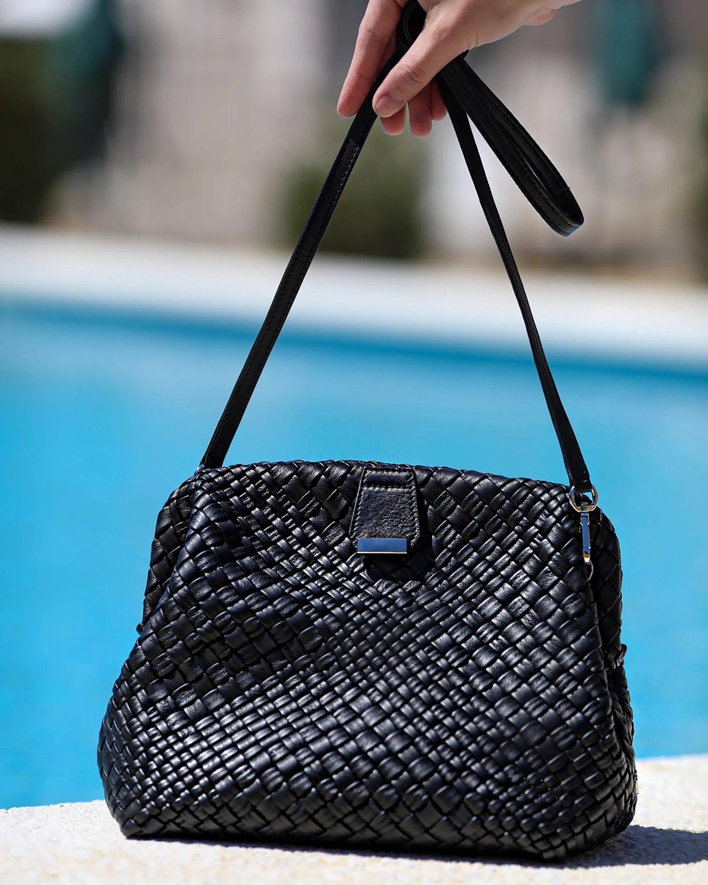 Ghibli 4939 - Calfskin Clutch Bag (color black) - Mamaladen GmbH