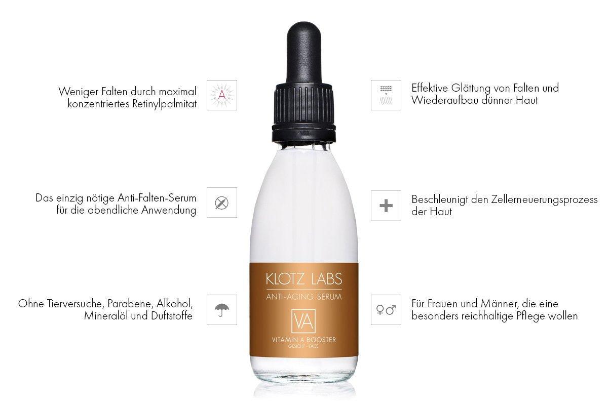 KLOTZ LABS VITAMIN A BOOSTER SERUM 50ml - Mamaladen GmbH