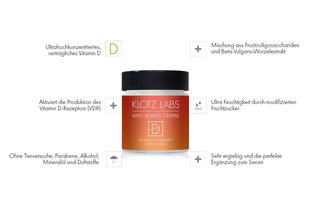 KLOTZ LABS VITAMIN D BENEFIT CREME 30ml - Mamaladen GmbH