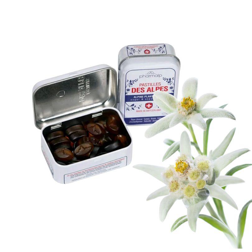 PASTILLES DES ALPES aus Schweizer BIO-Alpenpflanzen 30 Pastillen - Mamaladen GmbH