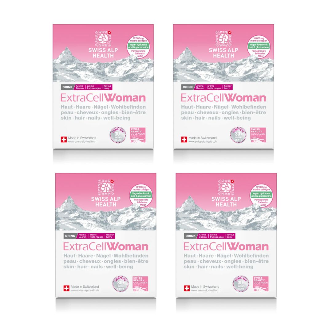 SWISS ALP HEALTH ExtraCellWoman 20 Beutel  X4er Pack (Haltbar bis 11.2026)