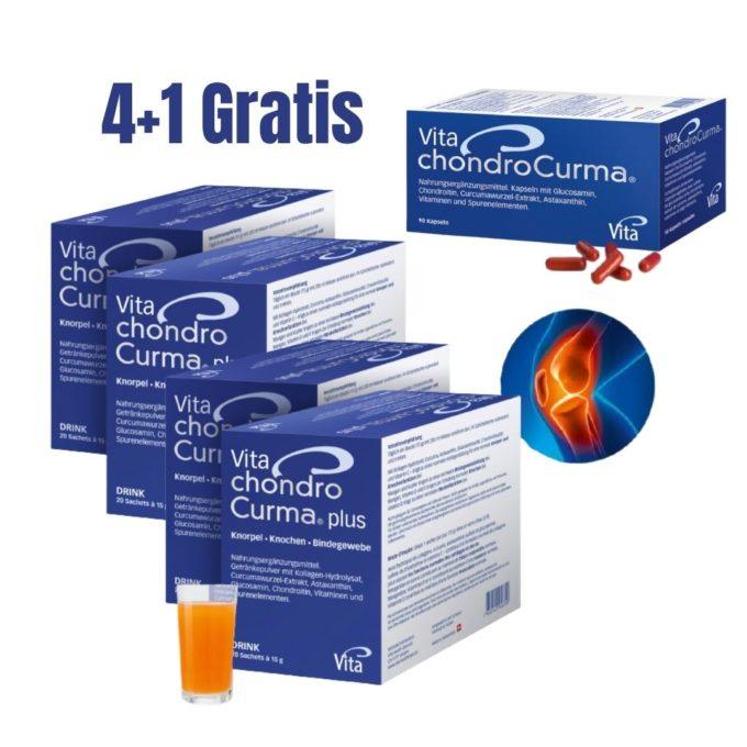 Vita chondroCurma® plus x 4+Vita chondroCurma x 1 - Mamaladen GmbH
