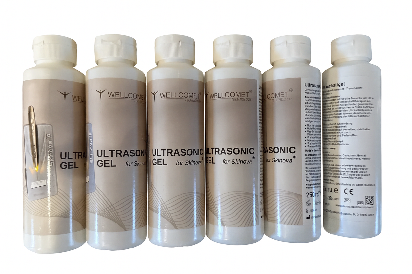 Ultraschallgel für Skinova®/Skinova® Made in Germany 6Flaschen MHD 07/2028