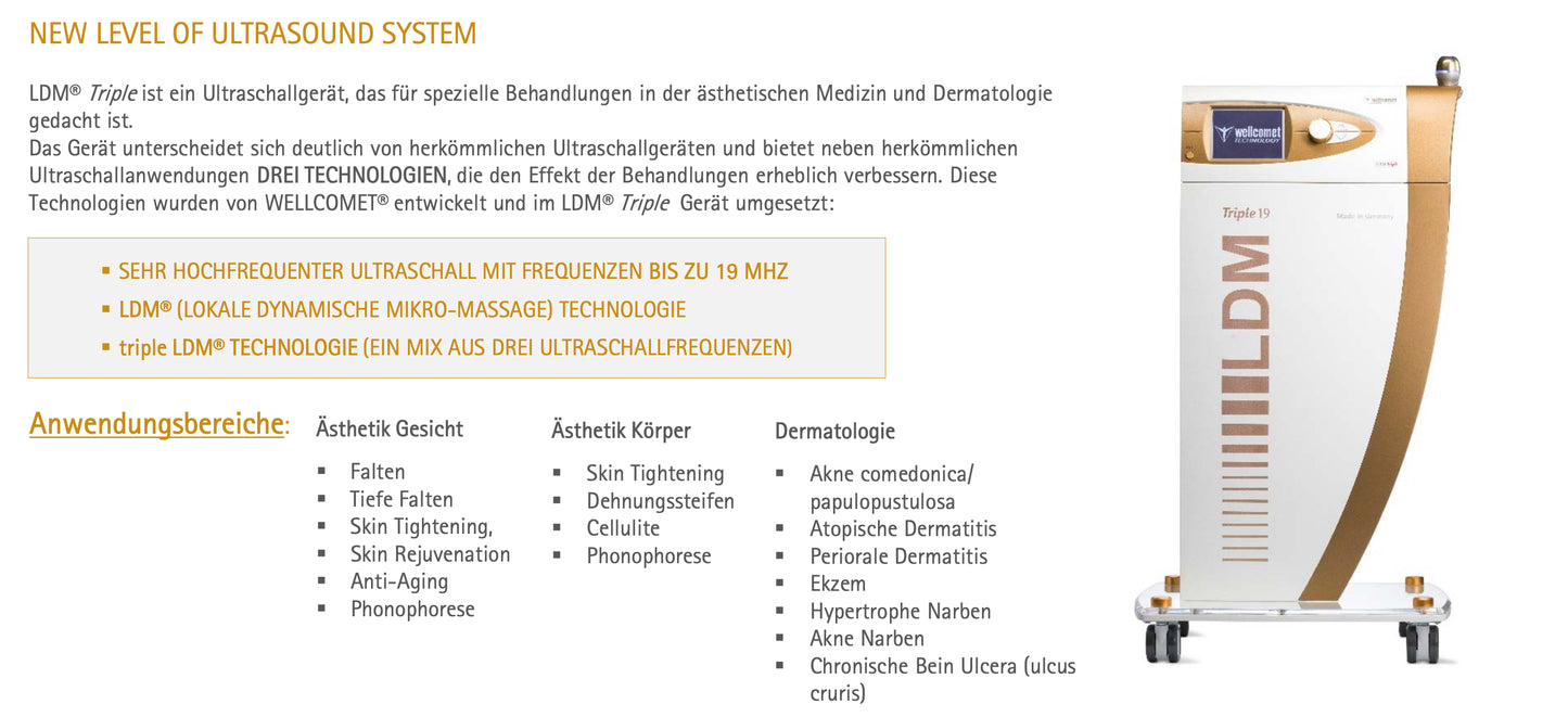LDM® Triple (ohne Stativ)（110V）