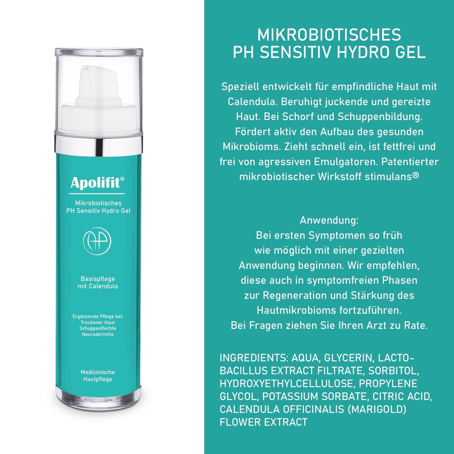 Apolifit mikrobiotische PH sensitiv Hydro Gel 50ml - Mamaladen GmbH