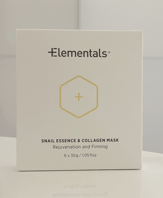 Elementals® SNAIL ESSENCE & COLLAGEN MASK, 6 Stück à 30 gr - Mamaladen GmbH