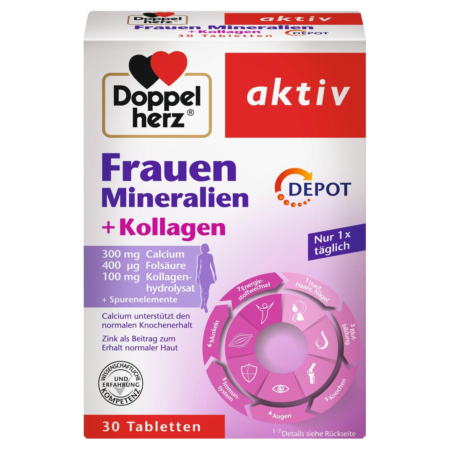 Frauen Mineralien + Kollagen 30 Tabletten - Mamaladen GmbH