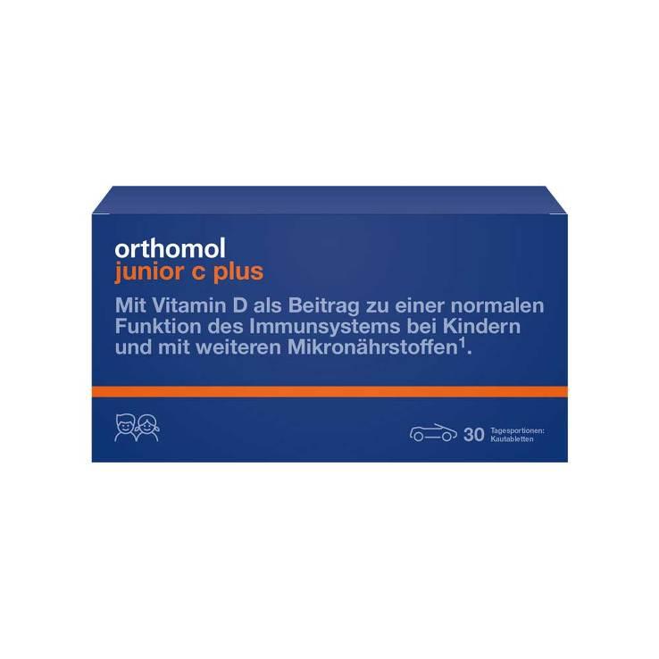Orthomol Junior C plus Kautabletten Mandarine-Orange (30 St) - Mamaladen GmbH