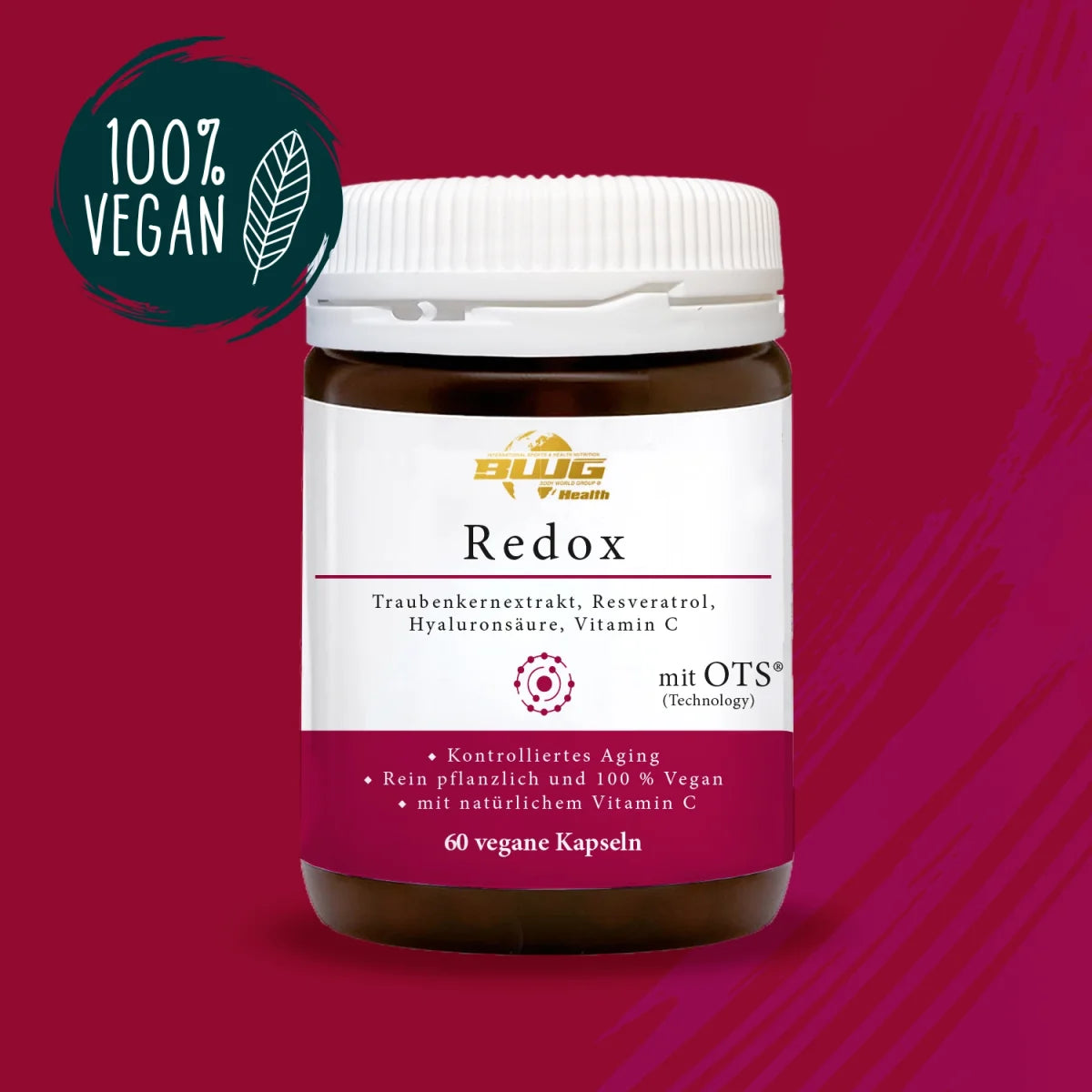 BWG HEALTH Redox 60 Kapseln, 100% vegan, haltbar bis 10.2025 Buy 5 Pay 4(5er Pack)