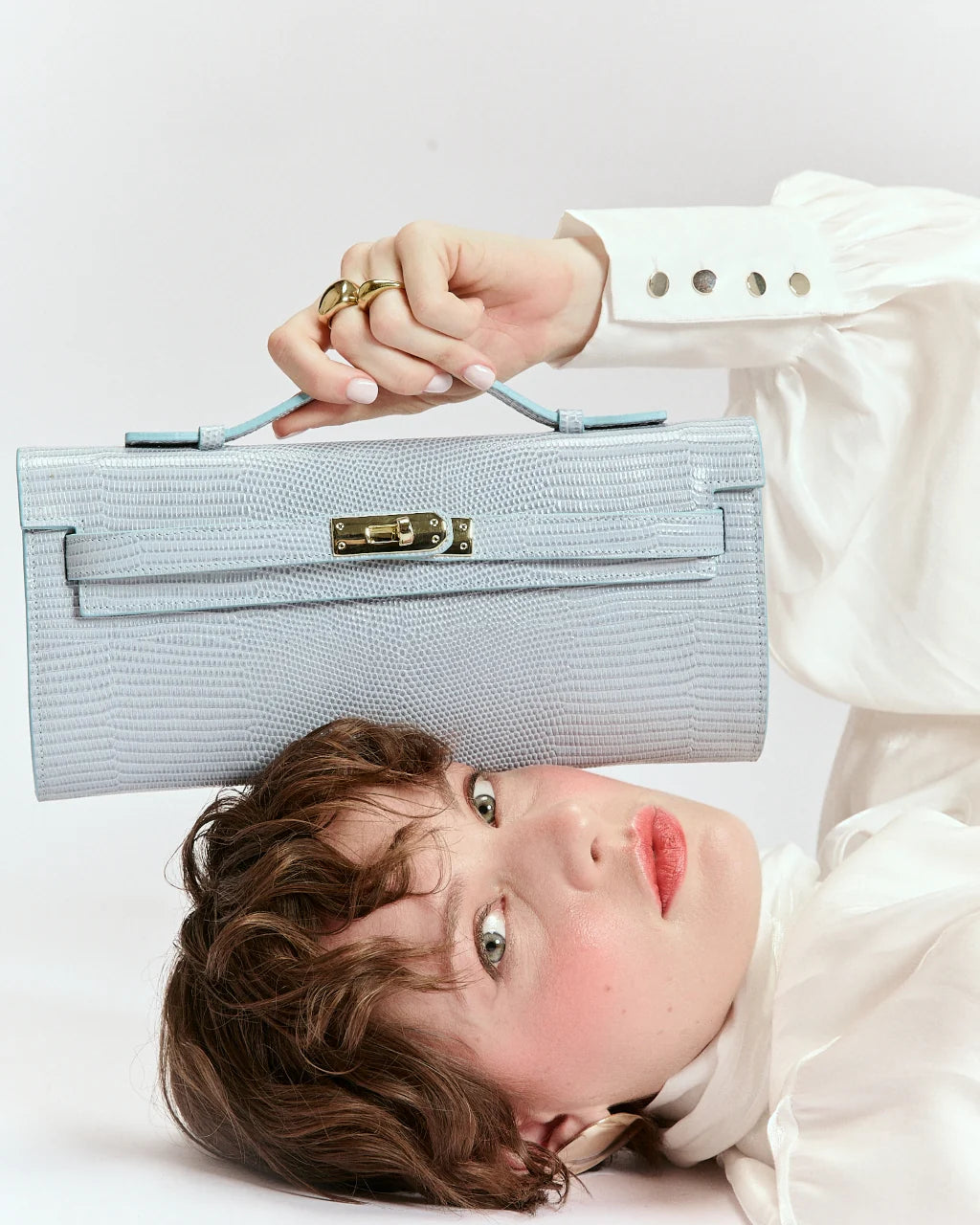 Roberta Gandolfi Jade Tejus clutch MADE IN ITALY