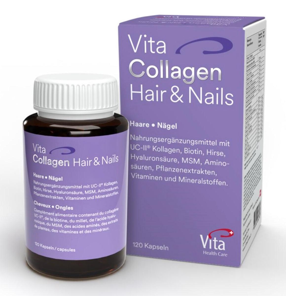 Vita Collagen Hair and Nails 120 Kapseln - Mamaladen GmbH